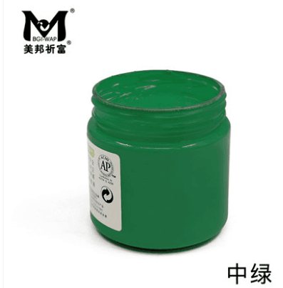 美邦AP06-505水粉颜料-中绿/100ml