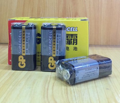 超霸9V电池-黑(GP1604S)碱性