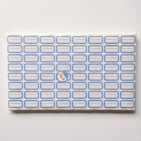 ●金狮王8X8标签纸-蓝/60张/3x1.5cm/有线