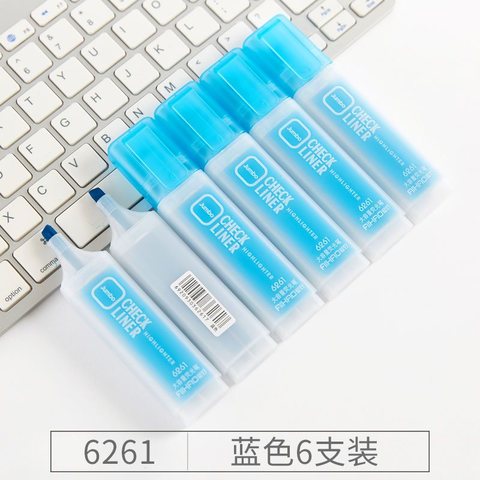●爱好6261荧光笔-蓝