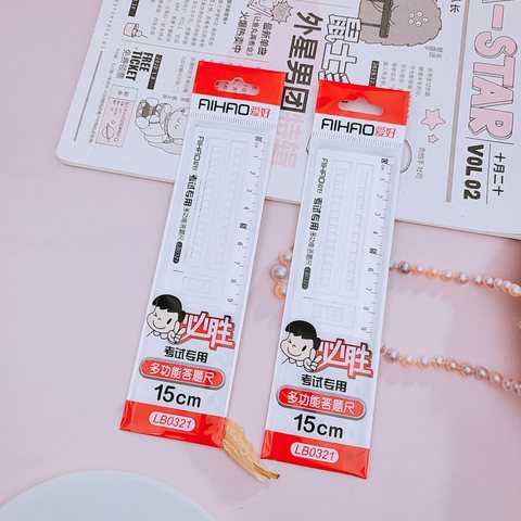 ↑爱好LB0321直尺-15cm