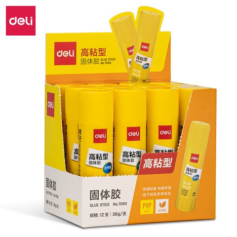 ↑得力7093固体胶-36g