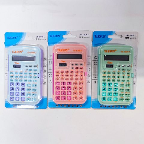 ↑德信TS-105B-C计算器-科学函数/卡装/带时间