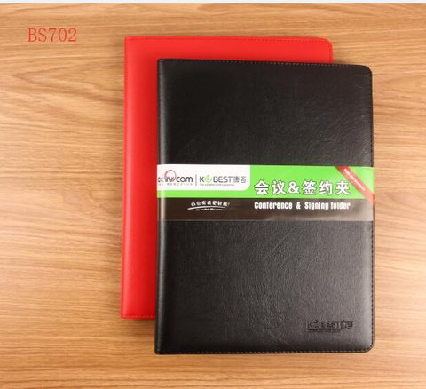 ↑康百BS702签约夹-皮面