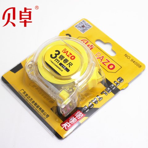 ↑贝卓94008钢卷尺-3m