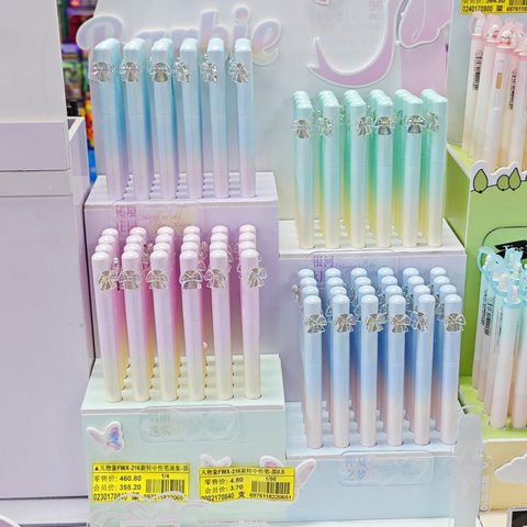 ▲凡物象FWX-216旋转中性笔展架-黑0.5/96支