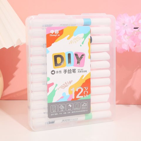 中彩302-12丙烯马克笔-水性