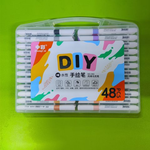 中彩302-48丙烯马克笔-水性