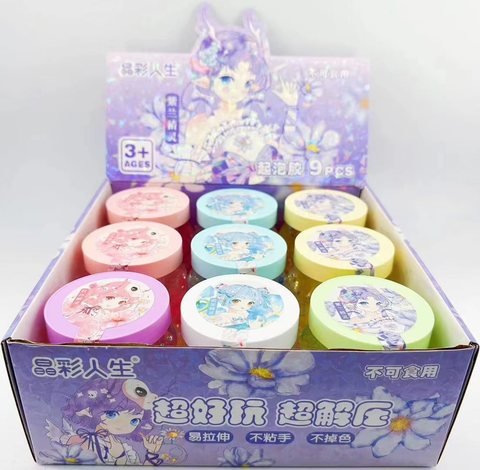 晶彩人生JCAZ001紫蓝精灵起泡胶