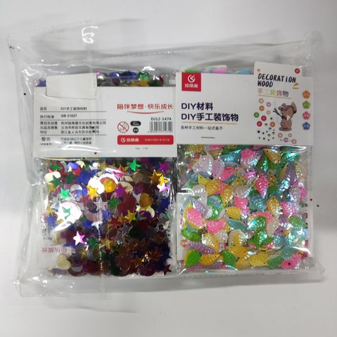 独角鹿DJ12-1474DIY手工装饰材料-卡通亮片