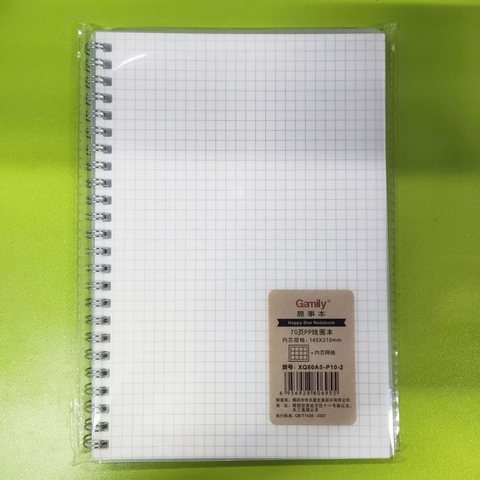 快乐星XQ80A5-P10线圈本-网格/侧翻70页