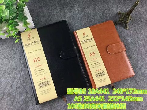 ↑潮盛18A441皮本-带扣100页