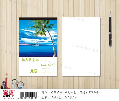 铭杰A5便条本BTA5