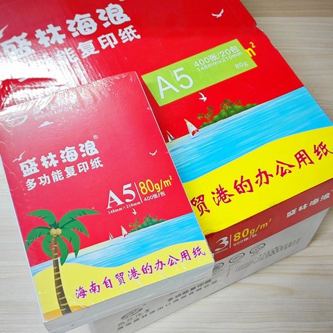 盛林海浪A5复印纸-80g/400张