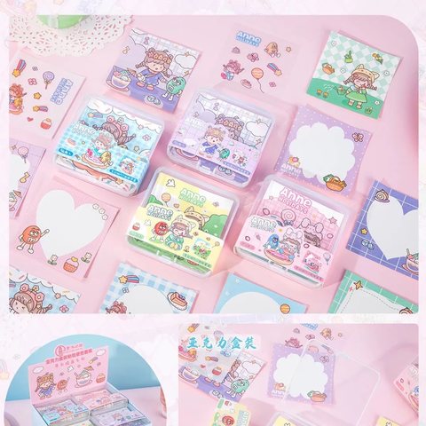 青木e品PVC盒装便签本TZBQ/54页