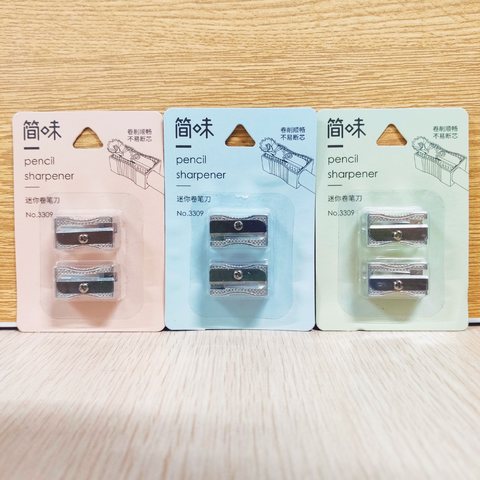 小鱼儿3309笔刀-2个/铝合金/简味