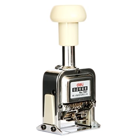 ↑得力7507号码机-7位