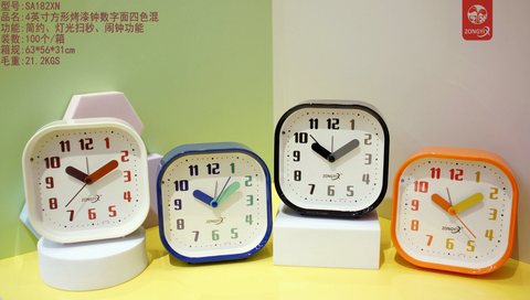 钟意轩SA182-XN闹钟-4寸