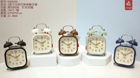 钟意轩SA004-XG闹钟-3寸