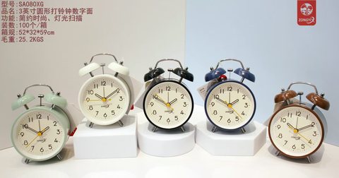 钟意轩SA080-XG闹钟-3寸