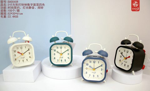 钟意轩SA004-XR闹钟-3寸