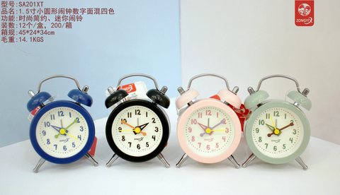 钟意轩SA201-XT闹钟-1.5寸