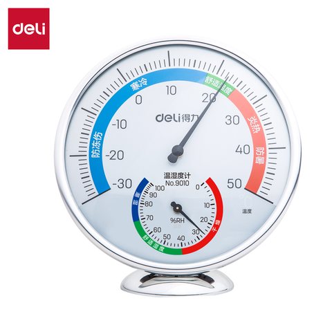 ↑得力9010温度计