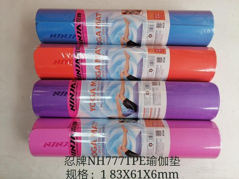 忍牌NH777瑜伽垫-183x61x6mm
