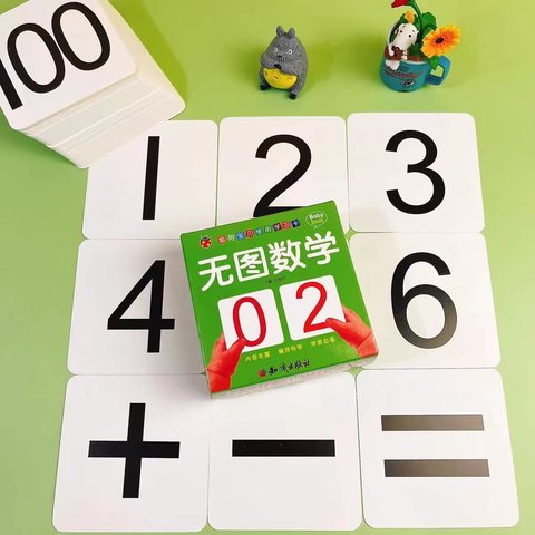 聪明宝贝学前学习卡-无图数学/108张/12.80元
