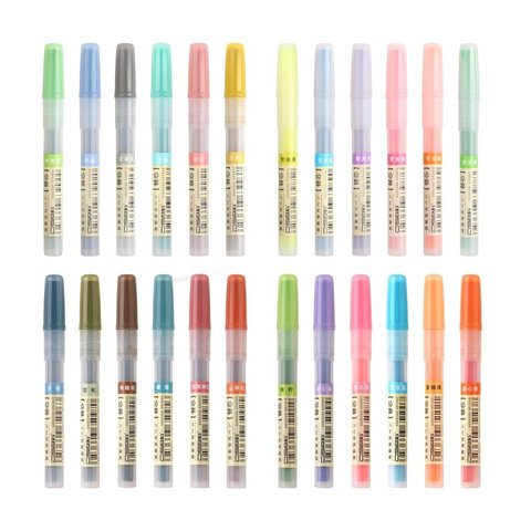 点石DS-8051按动荧光笔芯-琉璃黄