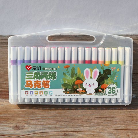 爱好PM5670-36丙烯马克笔-三角