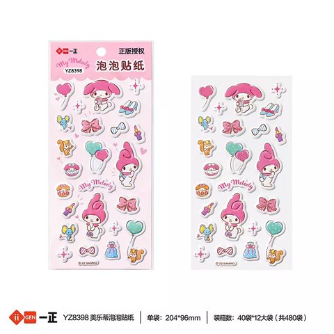 一正YZ8398美乐蒂泡泡贴纸