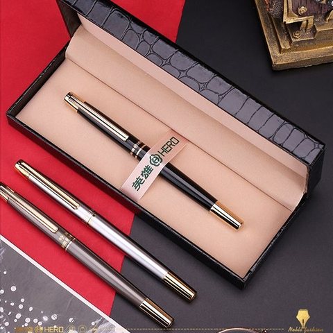 英雄285美工笔-黑铬高级暗尖