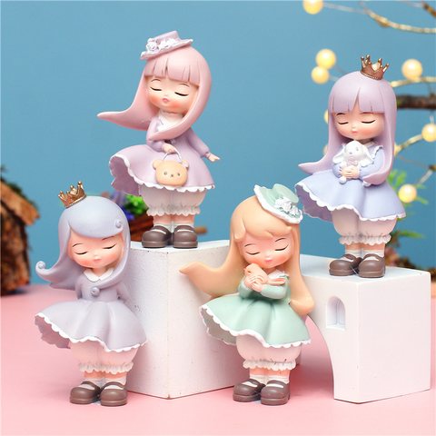 W1138-2睡梦中的萝拉小女孩小号摆件