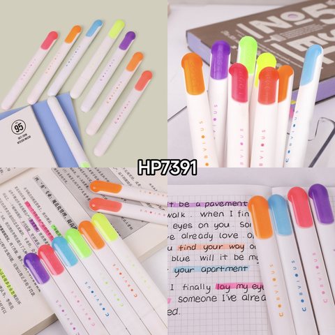 集物社HP7391荧光笔-夹竹桃/超软头