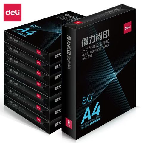 得力尚印ZF550A4复印纸-80g/400张(ZF551)