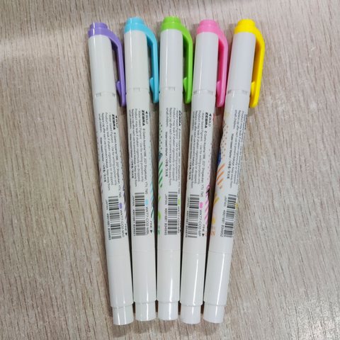斑马WTK7-CO2-MLY荧光笔