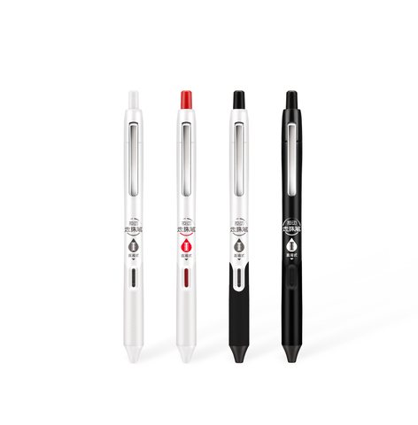 点石DS-994按动走珠笔-黑0.5/混色杆